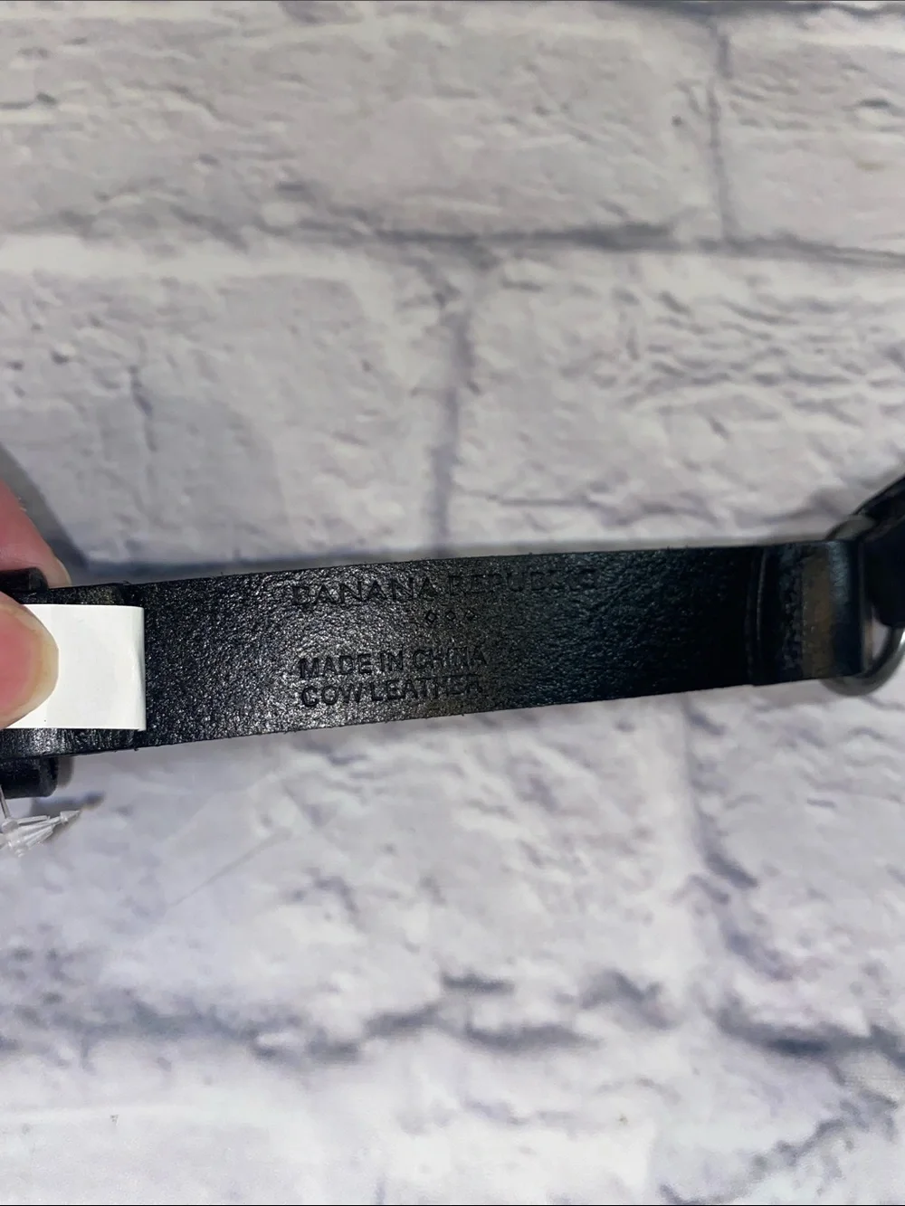Banana Republic Black Braided Leather Waist Belt with Silver Buckle Size XL